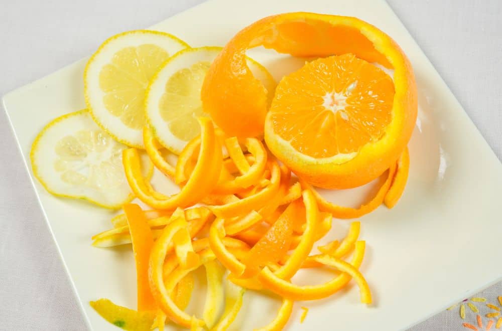 Citrus spray or lemon peel 1