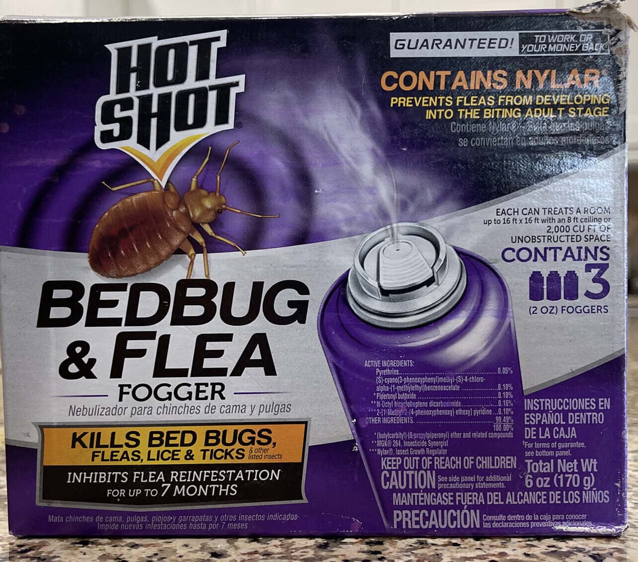 Consider a flea bomb 1