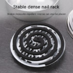 Portable Stainless Steel Round Mosquito Coil Holder3